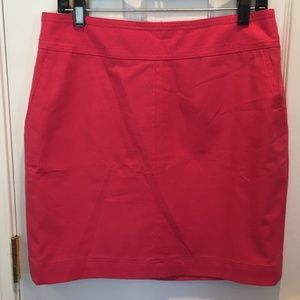 Talbots 19" Canvas PINK skirt 10